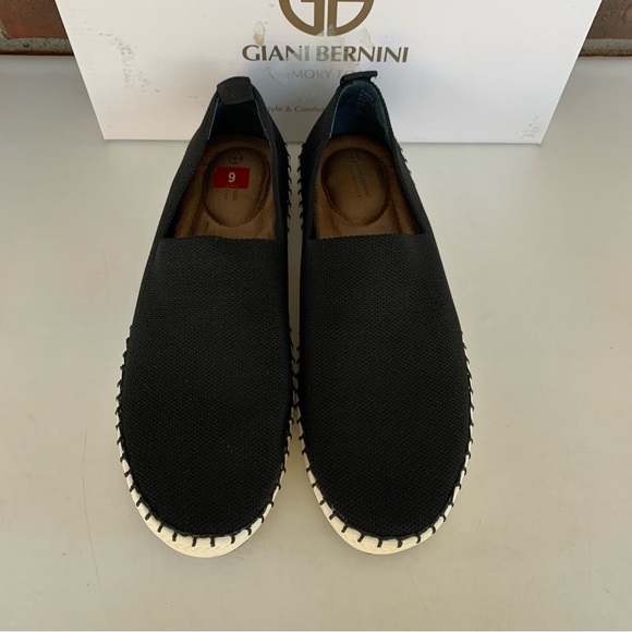 Giani Bernini Womens Nyla Black Knit Memory Foam Slip-On Flats Loafers US 9 M - Picture 4 of 9